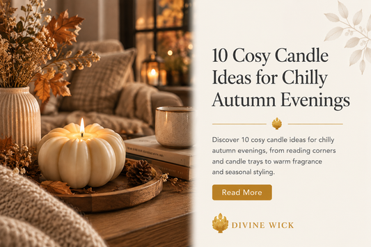 10 Cosy Candle Ideas for Chilly Autumn Evenings