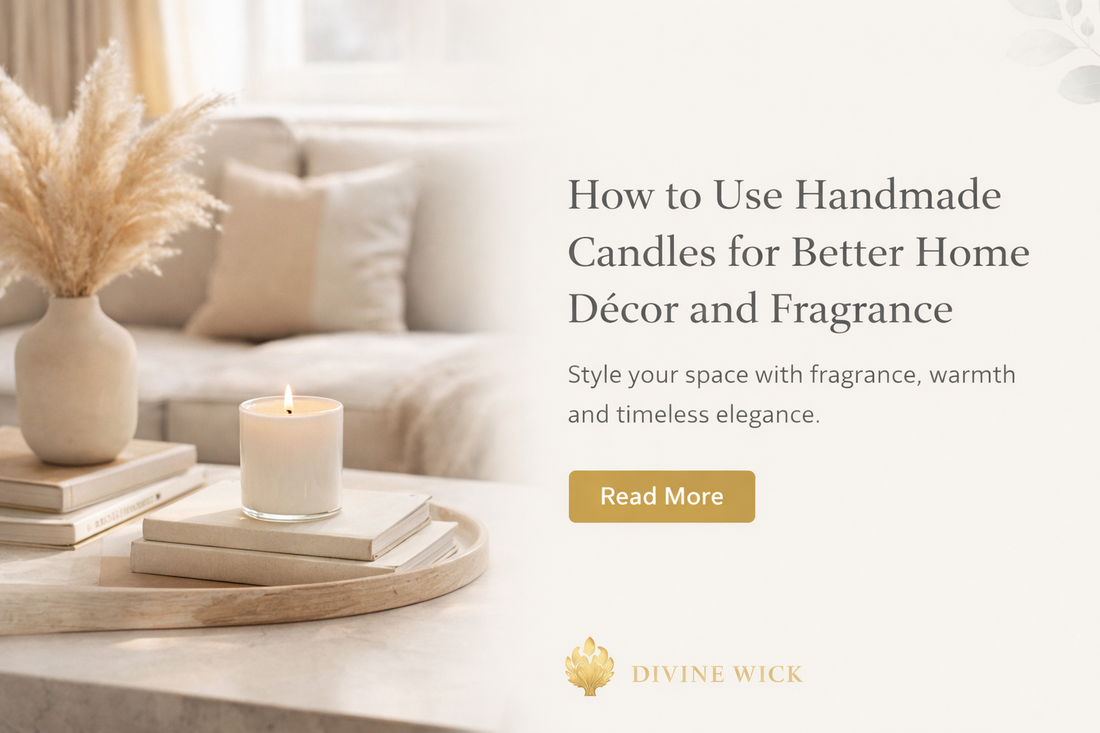 How to Use Handmade Candles for Better Home Décor and Fragrance