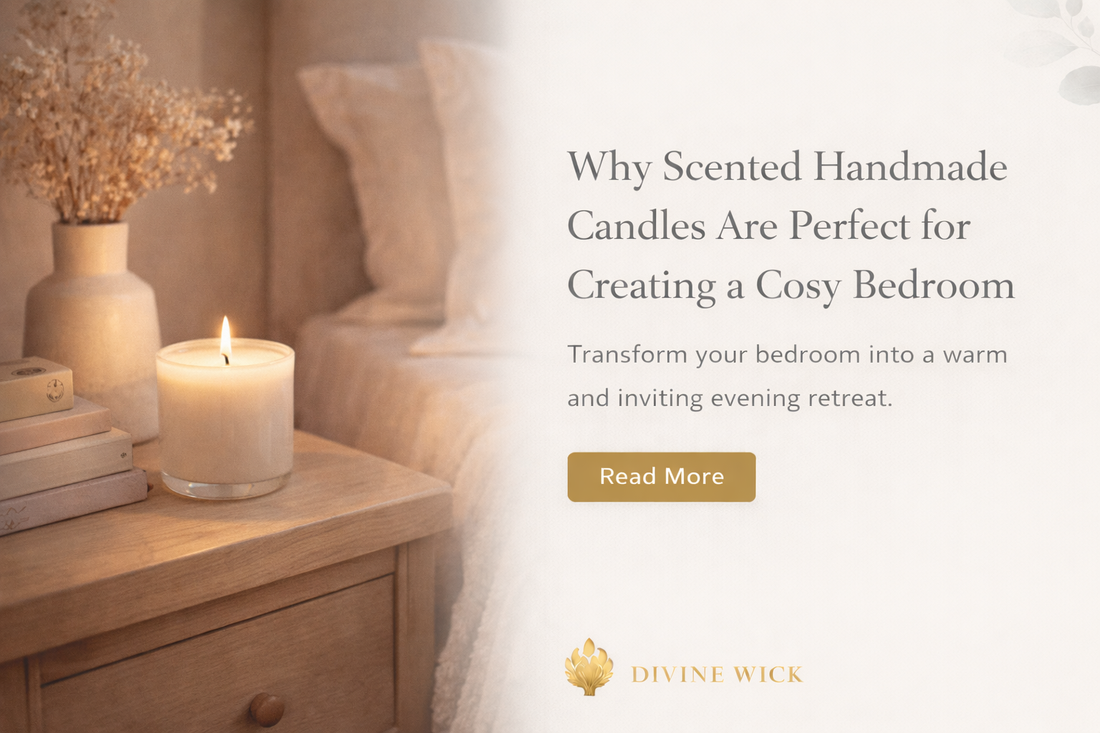Why Scented Handmade Candles Are Perfect for Creating a Cosy Bedroom