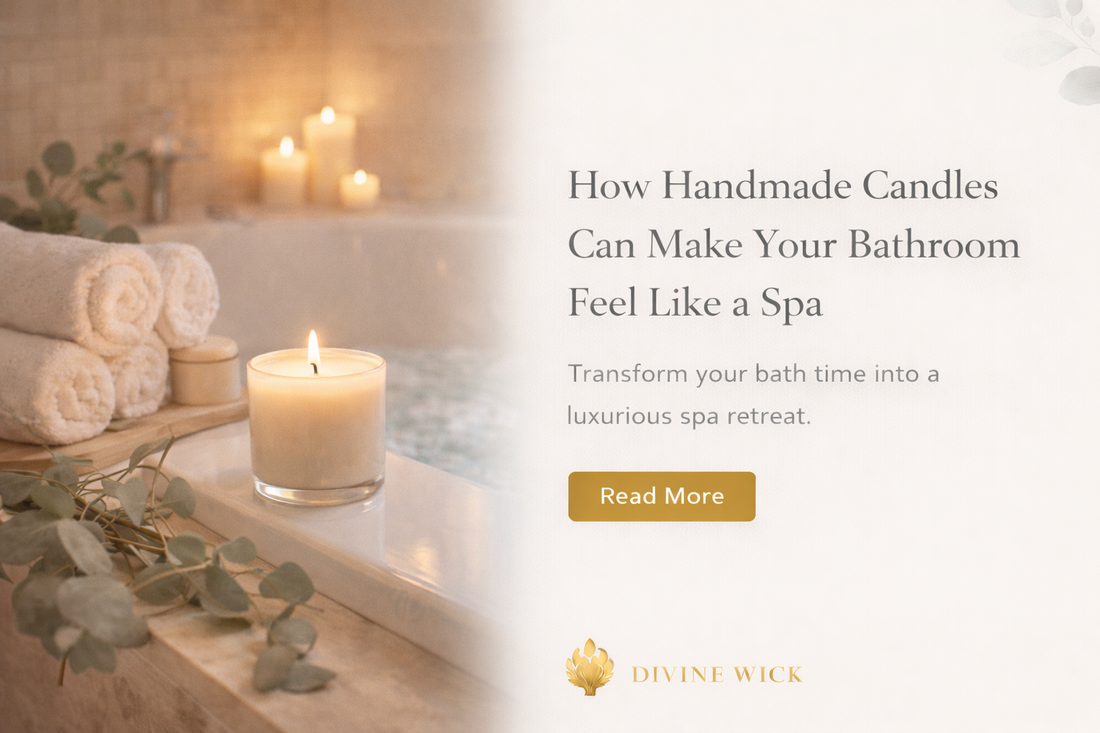 How Handmade Candles Can Make Your Bathroom Feel Like a Spa