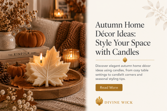 Autumn Home Décor Ideas: Style Your Space with Candles