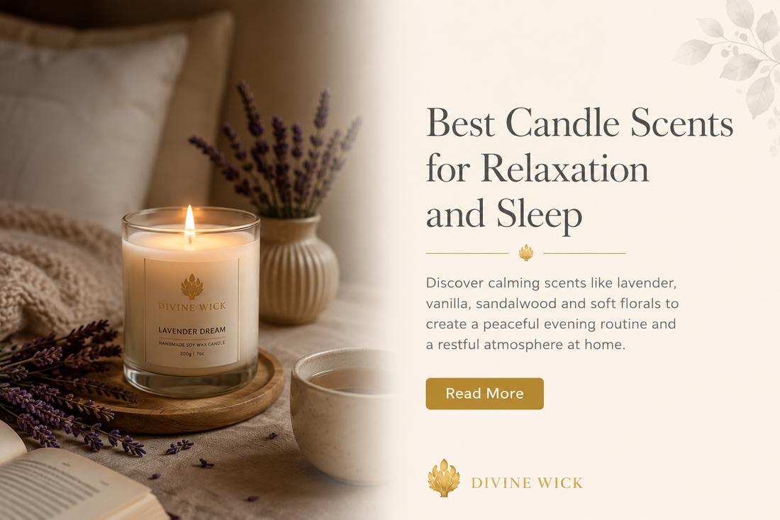 Best Candle Scents for Relaxation and Sleep
