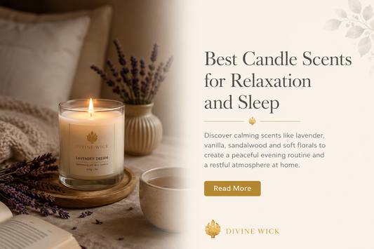 Best Candle Scents for Relaxation and Sleep