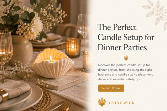 The Perfect Candle Setup for Dinner Parties