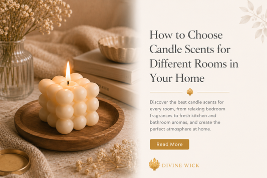 How to Choose Candle Scents for Different Rooms in Your Home