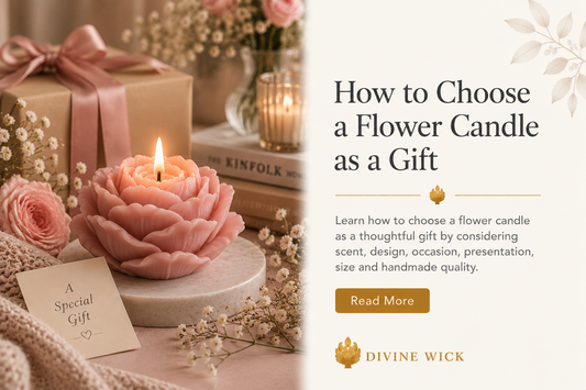 How to Choose a Flower Candle as a Gift