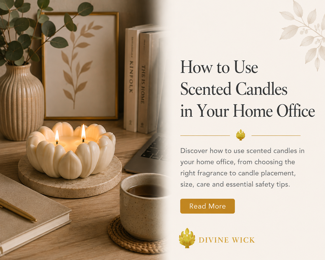How to Use Scented Candles in Your Home Office