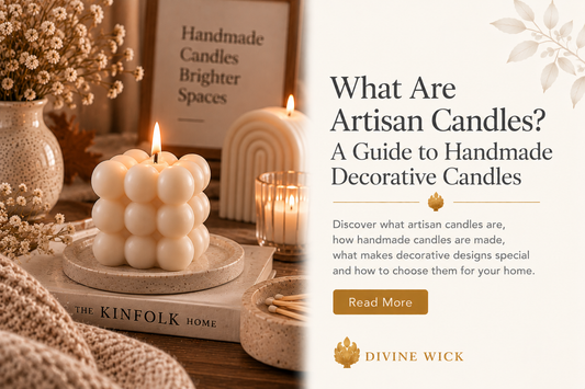 What Are Artisan Candles? A Guide to Handmade Decorative Candles