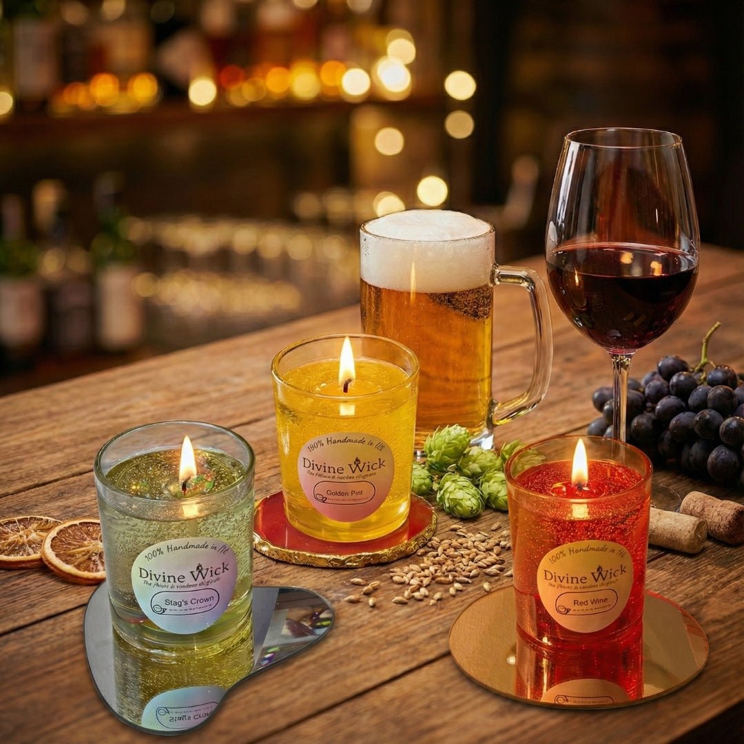 Cocktail Glow handmade scented candles by Divine Wick