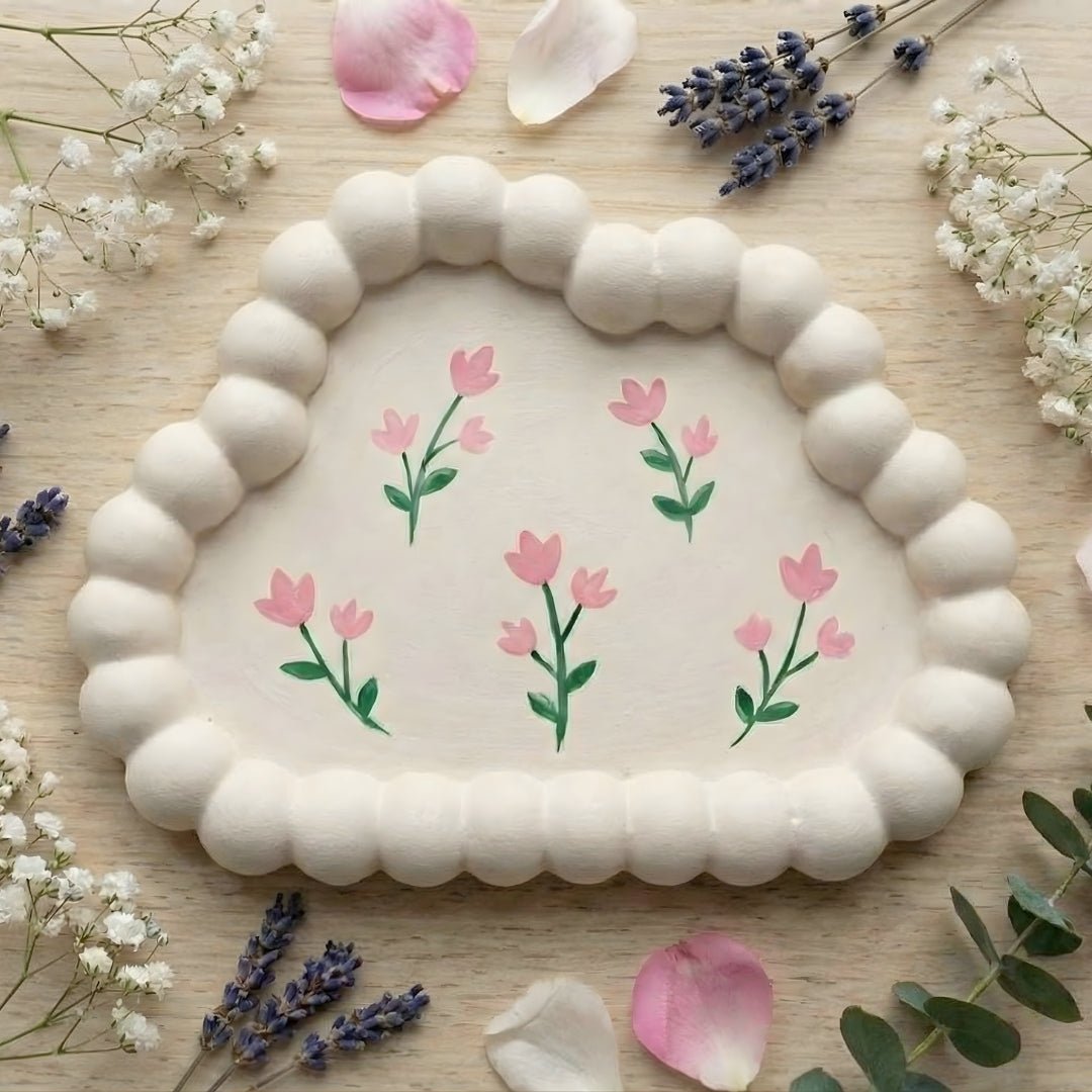 Sky Slice Cloud Tray for handmade candles by Divine Wick
