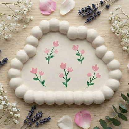 Sky Slice Cloud Tray for handmade candles by Divine Wick