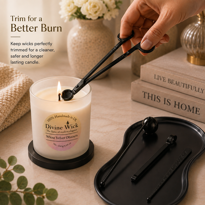 4-Piece Candle Care Kit – Luxury Candle Accessories Set
