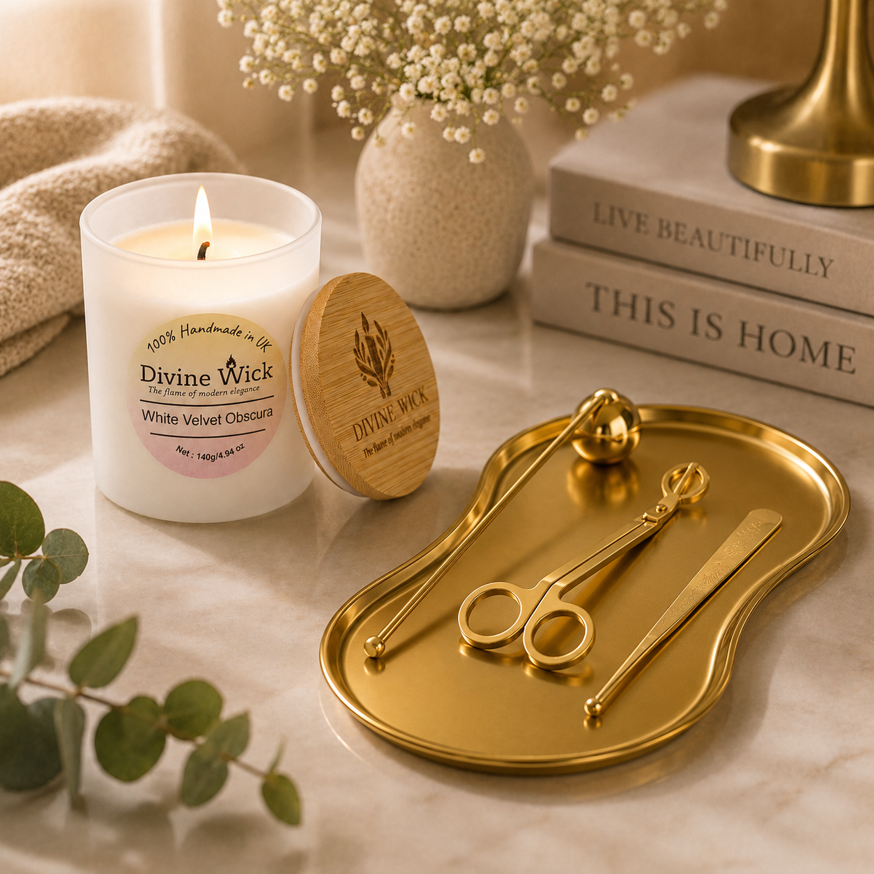 4-Piece Candle Care Kit – Luxury Candle Accessories Set