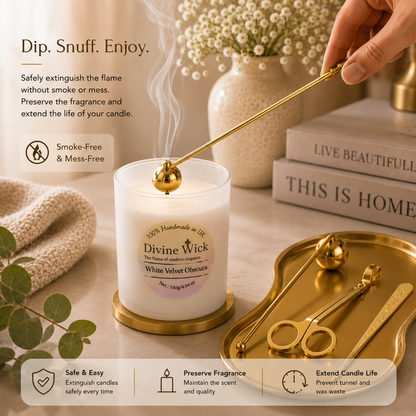 4-Piece Candle Care Kit – Luxury Candle Accessories Set