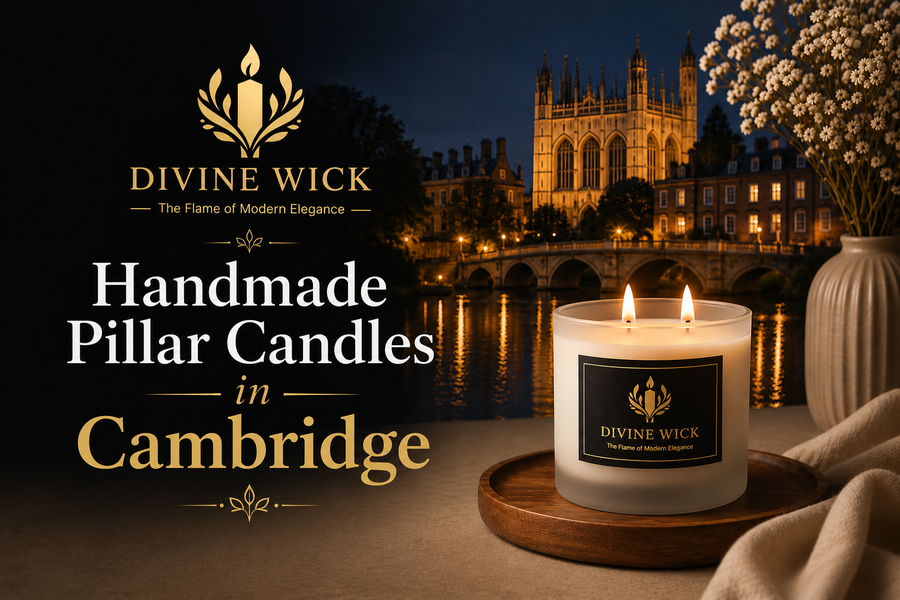 Handmade Pillar Candles in Cambridge