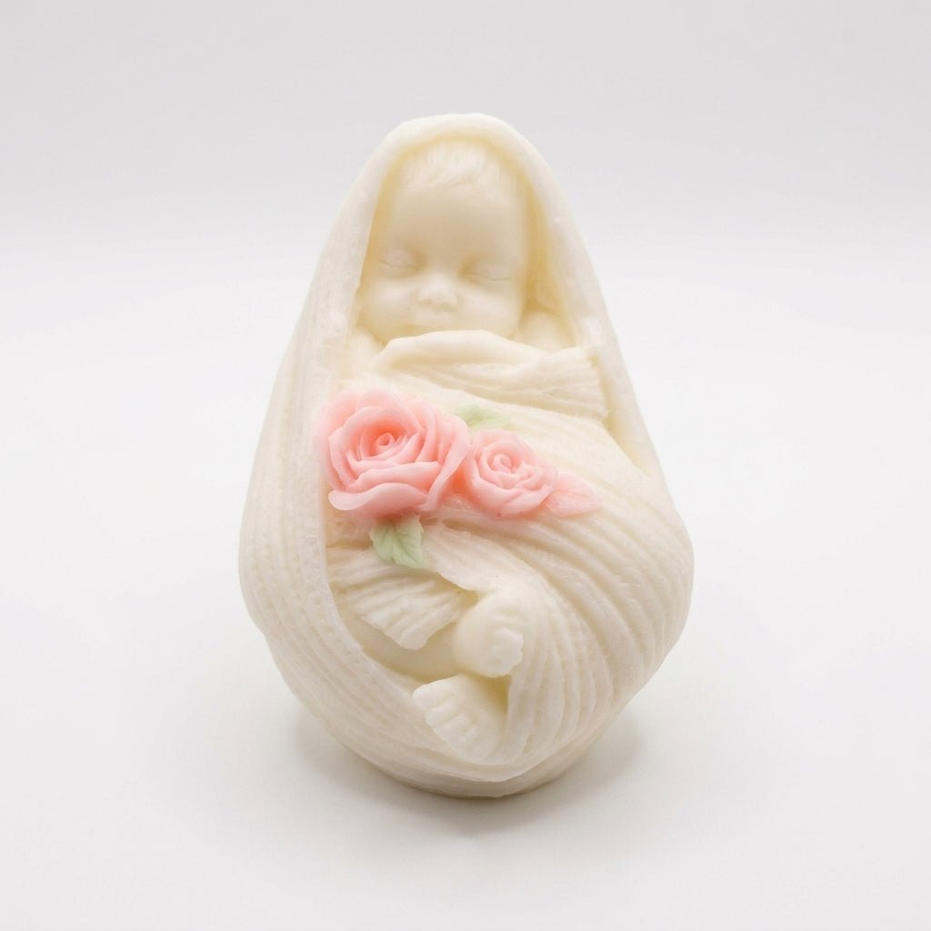 Baby Shower Candle natural handmade candles by Divine Wick
