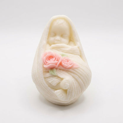 Baby Shower Candle natural handmade candles by Divine Wick