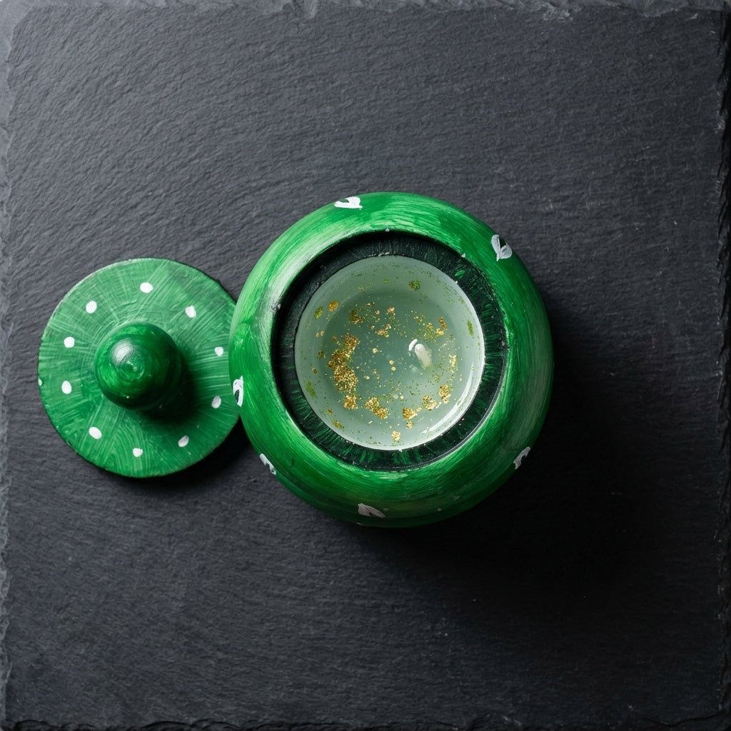Mosaic Jar decorative storage for candle styling