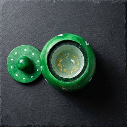 Mosaic Jar decorative storage for candle styling