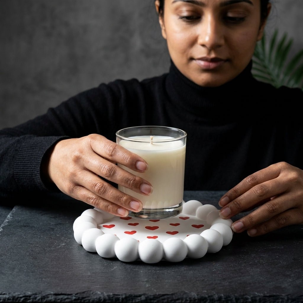 Divine Wick Bubble Ring Tray for modern home décor