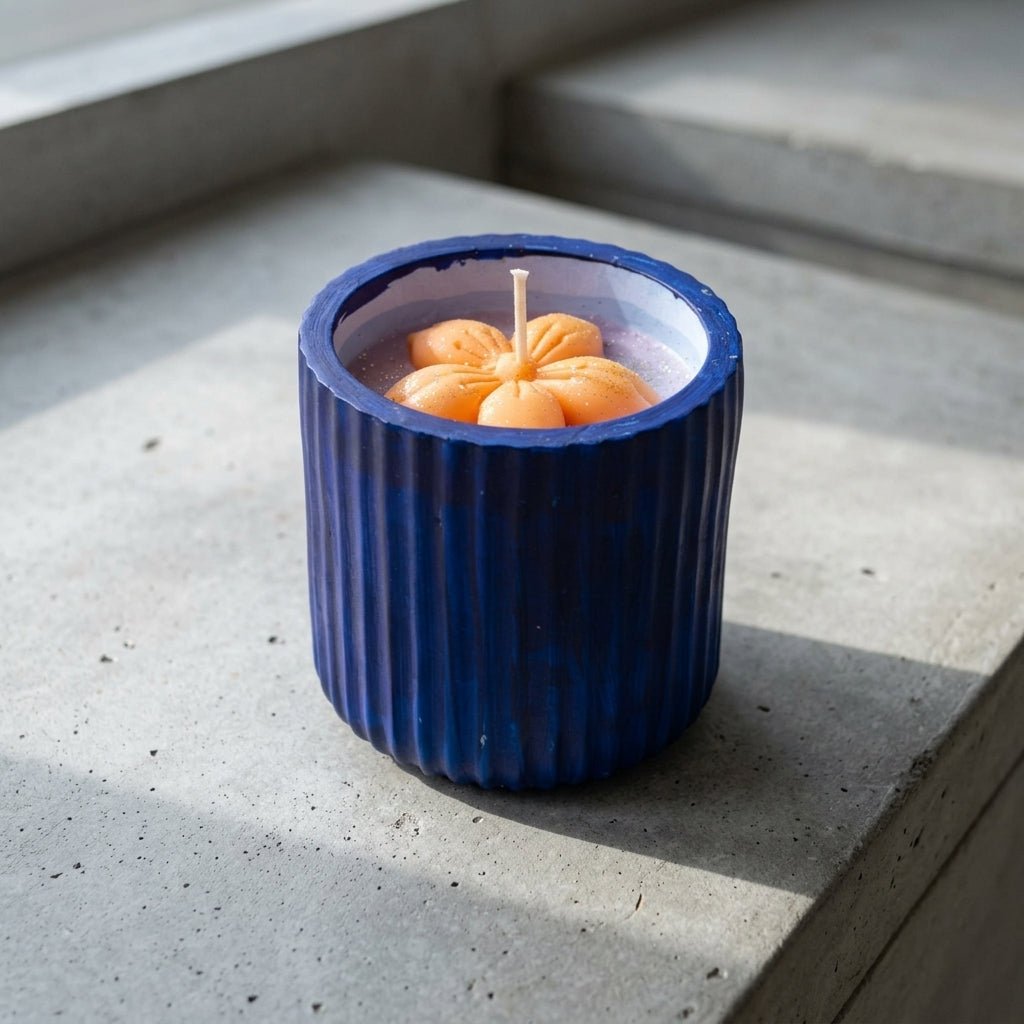 Handmade candle décor jar with lid option UK