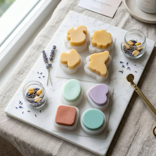 Artisan handmade wax melts set of 8 by Divine Wick