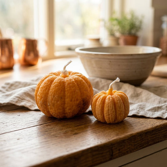 Pumpkin Candle natural handmade candles by Divine Wick