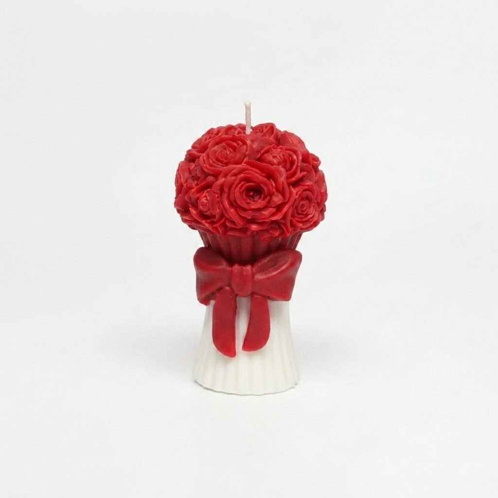 Bow Bouquet Candle handmade scented candles by Divine Wick