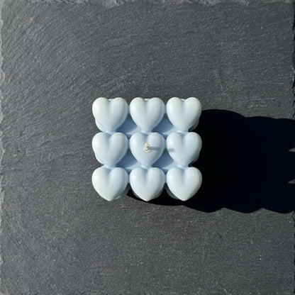 Handmade scented candle for minimalist home styling