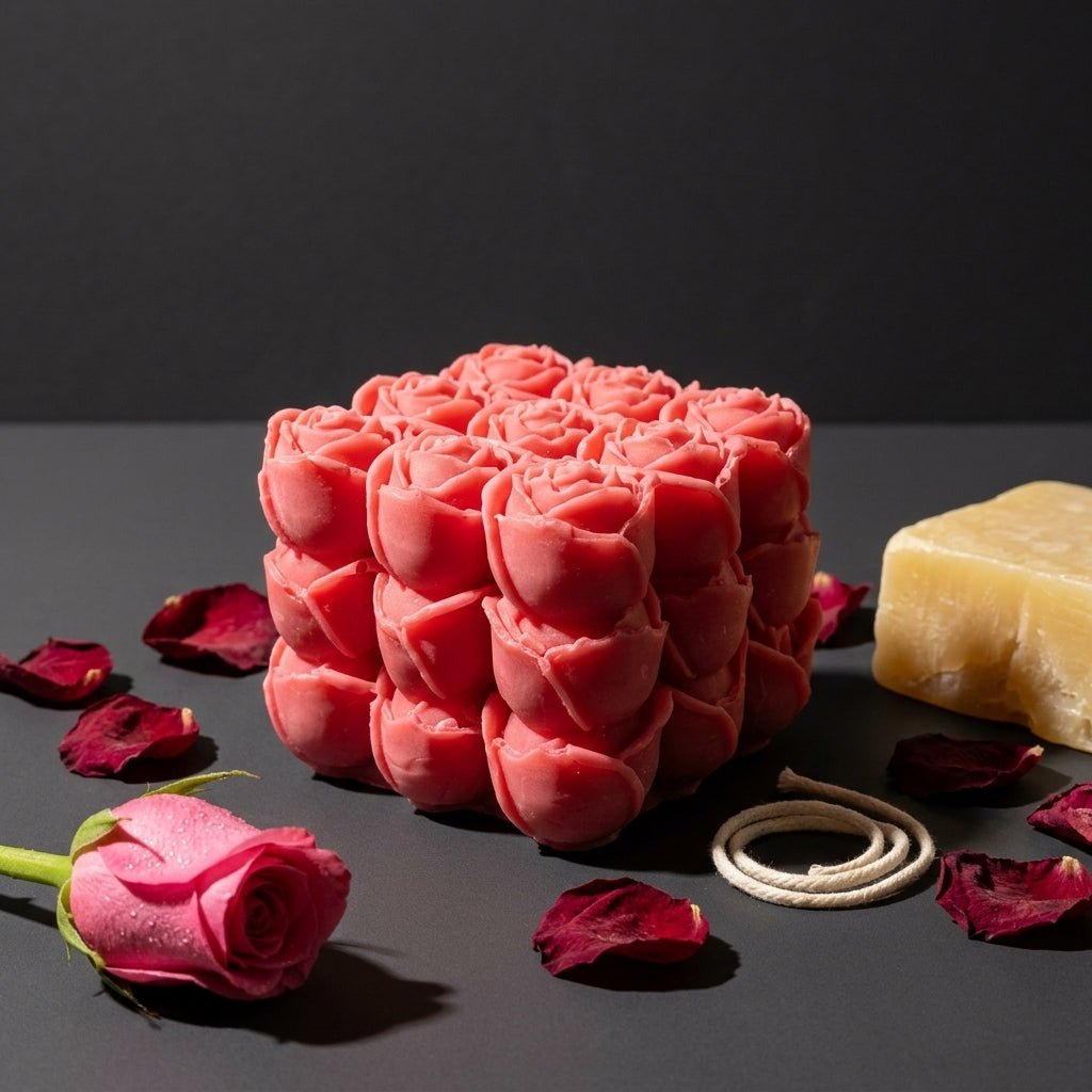 Cube Candle for shelves, coffee tables and bedrooms