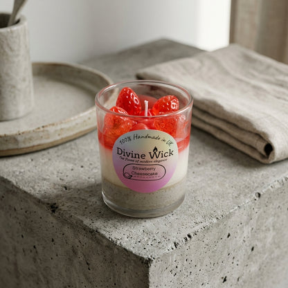 Cheesecake Candle – Handmade Scented Candle