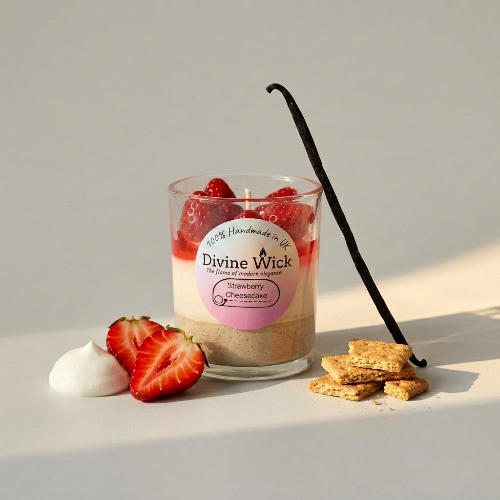 Cheesecake Candle – Handmade Scented Candle